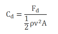 Formel for Luftmodstandkoefficient